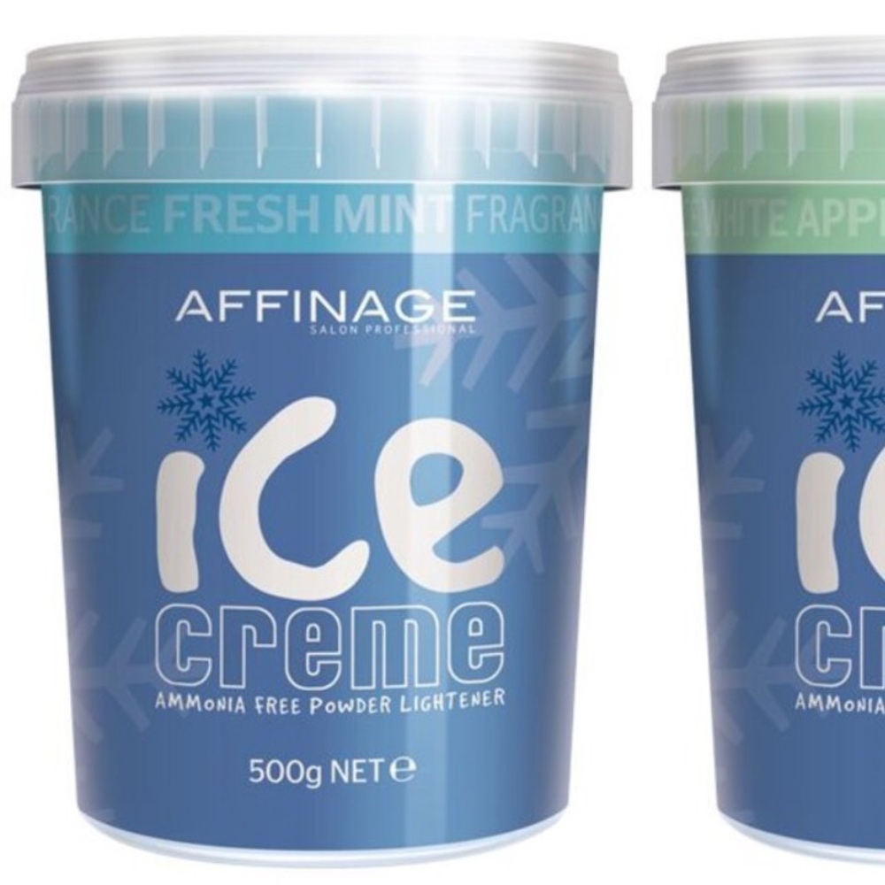 Affinage Ice Crème Ammonia Free Powder Lightener Fresh Mint 500g